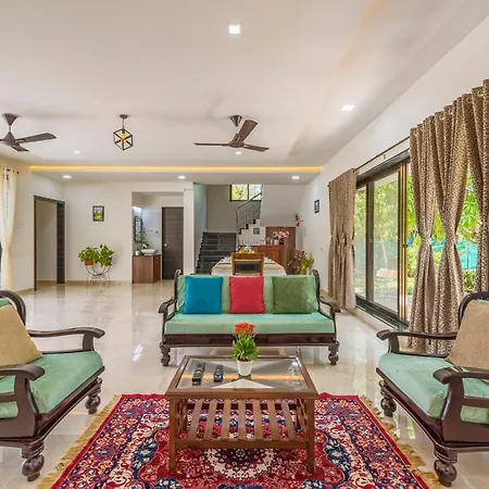 Saffronstays Lakeview Nivara - Farm Stay Villa With Private Pool Near Pune-3